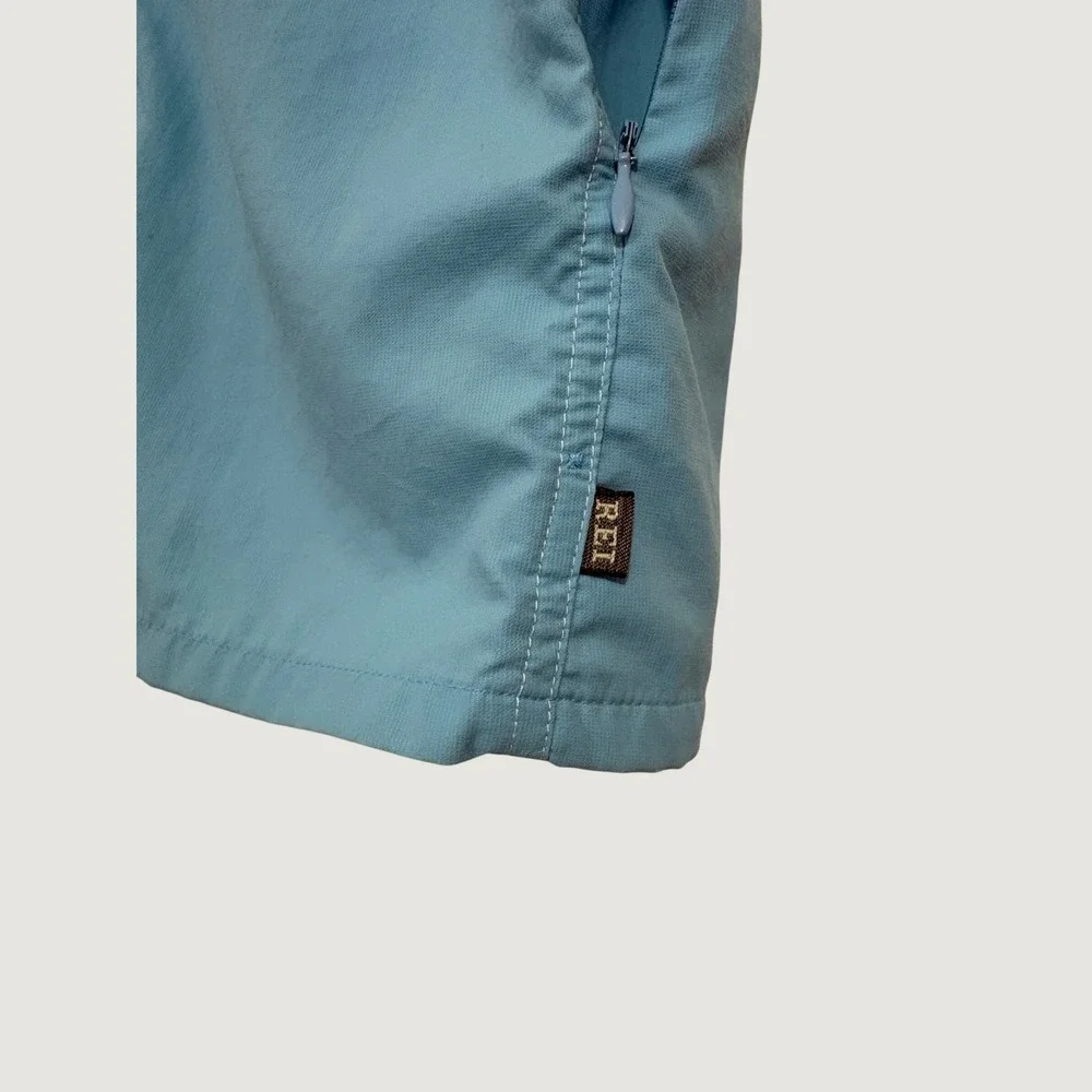REI Co-op Kids Sahara Long Sleeve Hiking Shirt Blue UPF 50 Girl L 14-16